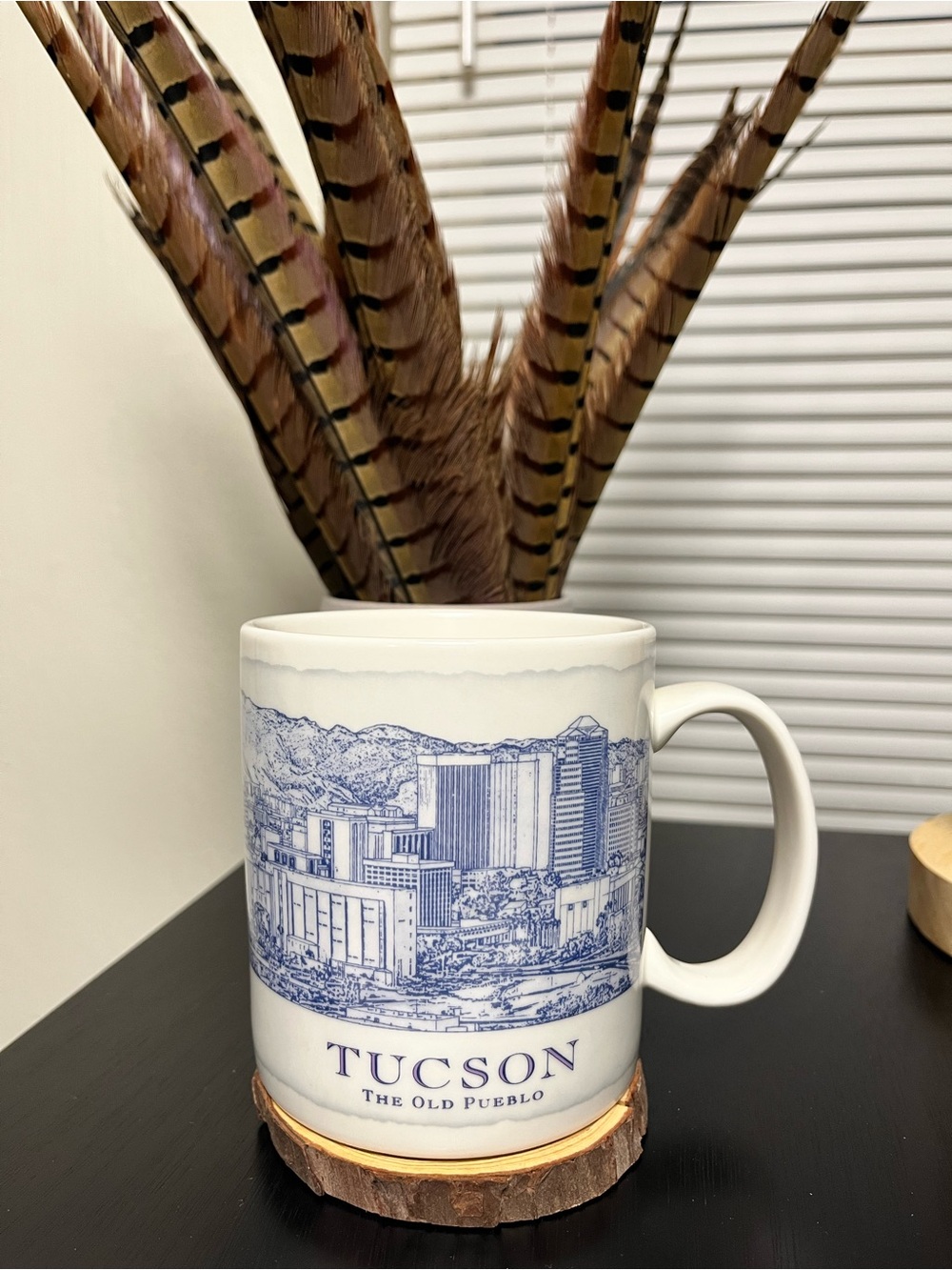 Starbucks Architecture Series -Tucson The Old Pueblo Blue and White Ceramic Mug